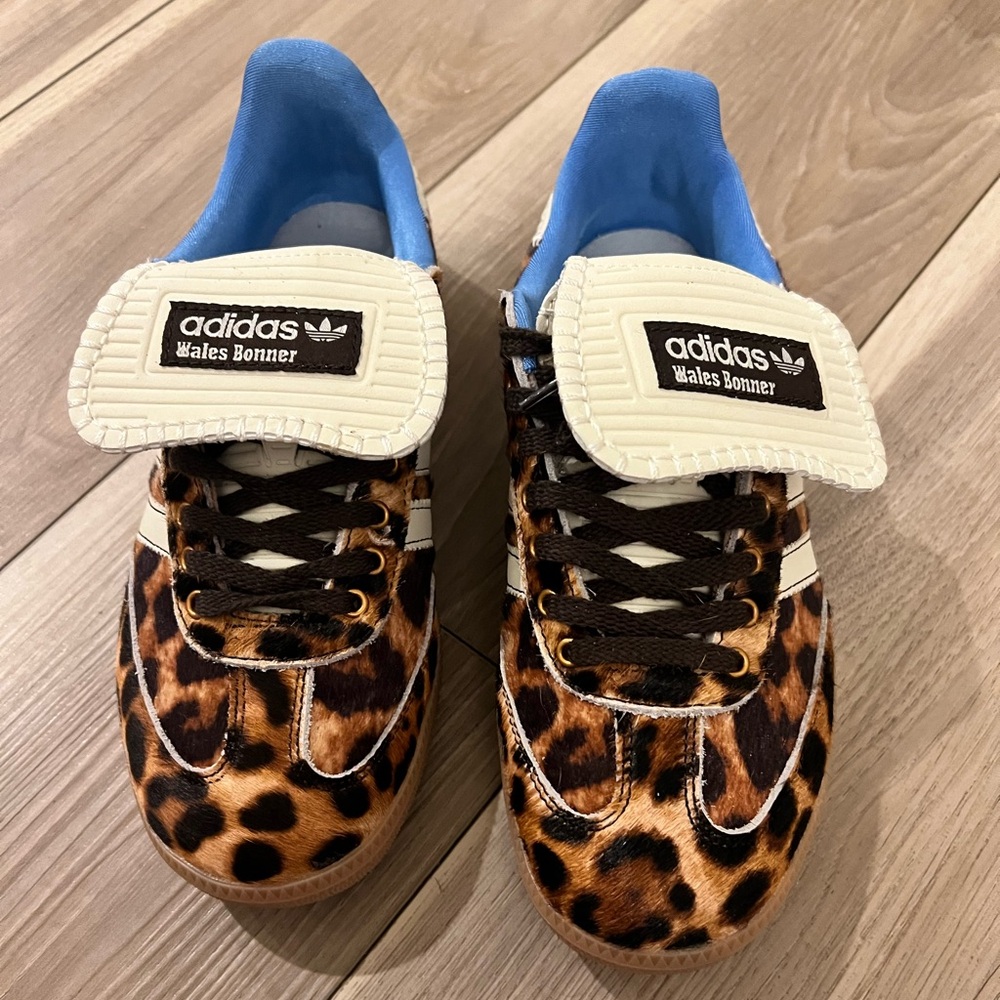 Wales Bonner x adidas Samba Leopard Pony